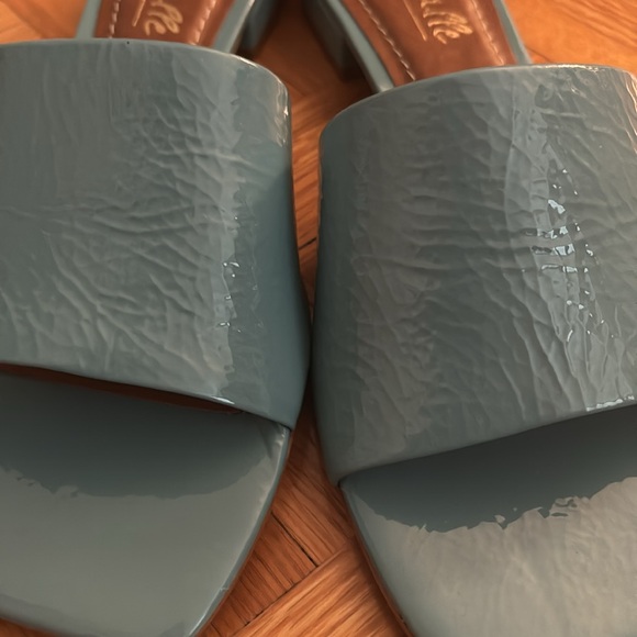 L’ intervalle blue leather sandals shoes 40 9 new - Picture 4 of 4